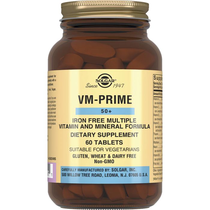 Solgar Вітамінно-мінеральний комплекс VM-Prime 50+ таблетки №60
