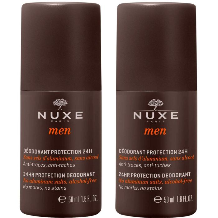 Дезодорант Nuxe (Нюкс) Men Duo кульковий, 2x50 мл