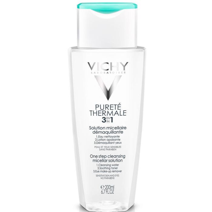 Мицеллярный раствор Vichy Purete Thermale для снятия макияжа с лица и глаз 200 мл