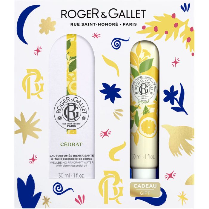 Набор Roger&Gallet (Роже&Галье) Цедрат (вода 30 мл + крем для рук 30 мл)