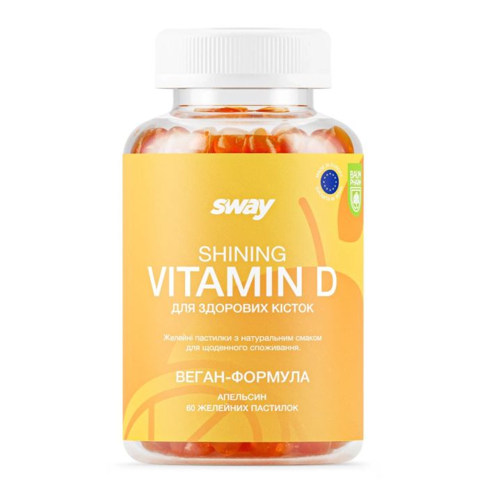 Sway (Свей) Сияющий витамин D желатиновые пастилки №60 фото №1 Sway (Свей) Сияющий витамин D желатиновые пастилки №60