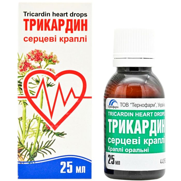 Трикардин капли 25 мл 