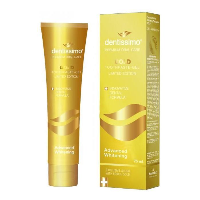 Зубная паста Dentissimo Advanced Whitening Gold 75 мл