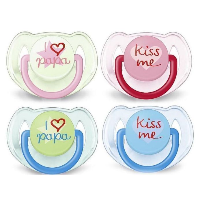 Пустышка Avent I Love 6-18 мес 2 шт