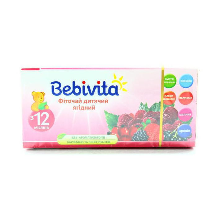 Фіточай Bebivita UA1377 дитячий ягідний 30 г