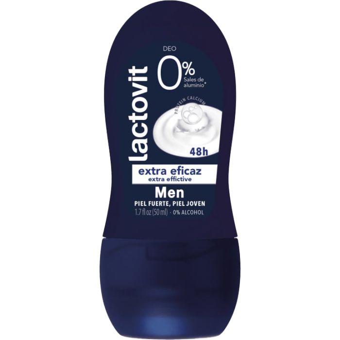Дезодорант Lactovit (Лактовит) роликовый мужской Extra Effective без соли алюминия 50 мл