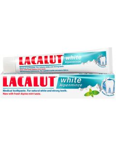 Зубна паста Lacalut (Лакалут) Вайт альпійська м'ята 75 мл в місті Харків : ціни, характеристика. 