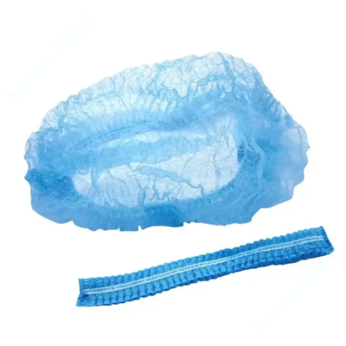 Шапочка Norma нетканая гофрированная голубая №100 заказать - фото №1 Шапочка Norma нетканая гофрированная голубая №100 заказать