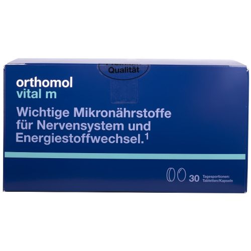 Orthomol (Ортомол) Vital M (для чоловіків) 30 днів таблетки №30 недорого - фото №1 Orthomol (Ортомол) Vital M (для чоловіків) 30 днів таблетки №30 недорого