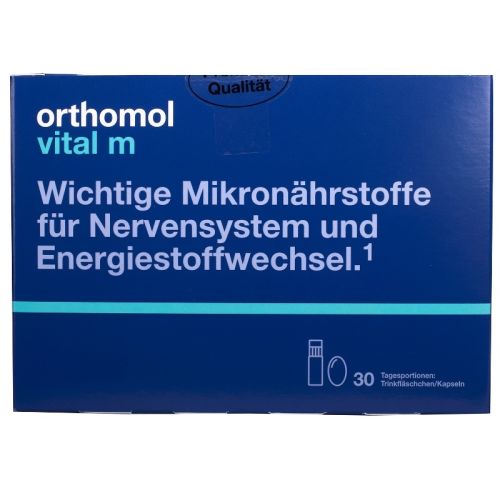 Orthomol (Ортомол) Vital M питний (для чоловіків) 30 днів пляшечка №30 недорого - фото №1 Orthomol (Ортомол) Vital M питний (для чоловіків) 30 днів пляшечка №30 недорого