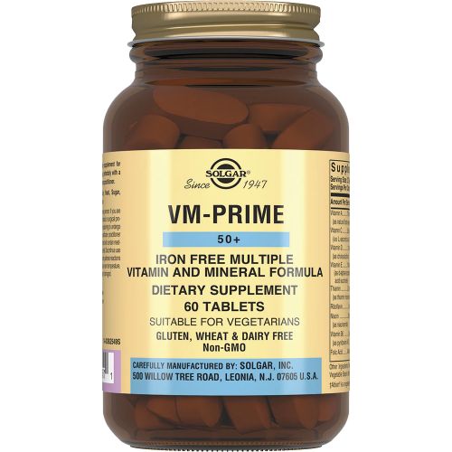 Solgar Витаминно-минеральный комплекс VM-Prime 50+ таблетки №60 цена - фото №1 Solgar Витаминно-минеральный комплекс VM-Prime 50+ таблетки №60 цена