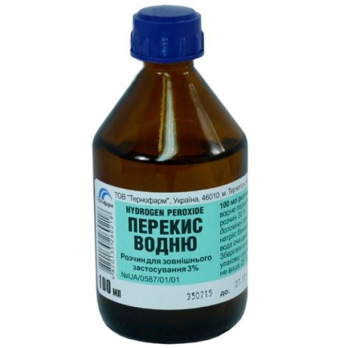 Перекись водорода 3% раствор 100 мл ADD - фото №1 Перекись водорода 3% раствор 100 мл ADD