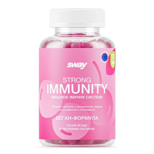 Sway (Свей) Сильный иммунитет желатиновые пастилки №60 в городе Одесса : цены, характеристики. - фото №1 Sway (Свей) Сильный иммунитет желатиновые пастилки №60 в городе Одесса : цены, характеристики.