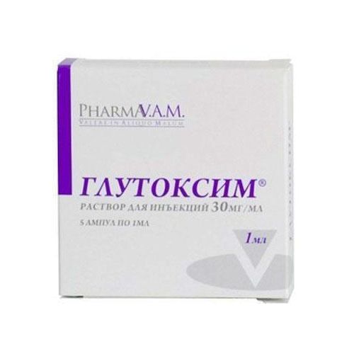 Глутоксим 3% раствор для инъекций 1 мл ампулы №5 ADD - фото №1 Глутоксим 3% раствор для инъекций 1 мл ампулы №5 ADD