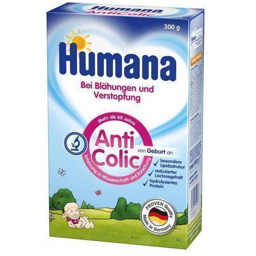 Суміш молочна Humana Антиколік з LC PUFA та пребіотиками 300 г ціна - фото №1 Суміш молочна Humana Антиколік з LC PUFA та пребіотиками 300 г ціна