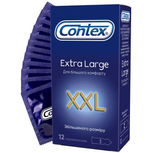 Презервативы Contex Extra Large XXL увеличенного размера №12 в городе Кривой Рог : цены, характеристики. - фото №1 Презервативы Contex Extra Large XXL увеличенного размера №12 в городе Кривой Рог : цены, характеристики.