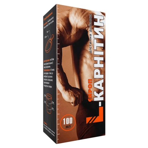 L-карнітин сироп 100 мл замовити - фото №1 L-карнітин сироп 100 мл замовити