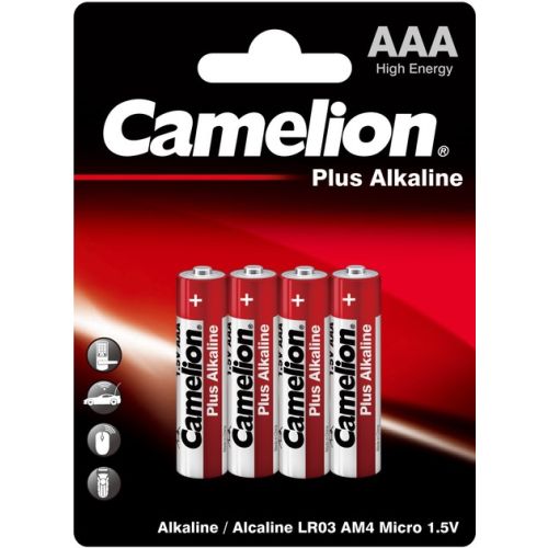 Батарейка Camelion (Камеліон) LR03-BP4 Plus Alkaline №4 в місті Запоріжжя : ціни, характеристика. - фото №1 Батарейка Camelion (Камеліон) LR03-BP4 Plus Alkaline №4 в місті Запоріжжя : ціни, характеристика.