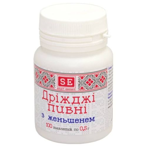 Дрожжи пивные с женьшенем №100 заказать - фото №1 Дрожжи пивные с женьшенем №100 заказать