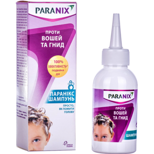 Паранікс шампунь для лікування педикульозу 100 мл в місті Одеса : ціни, характеристика. - фото №1 Паранікс шампунь для лікування педикульозу 100 мл в місті Одеса : ціни, характеристика.