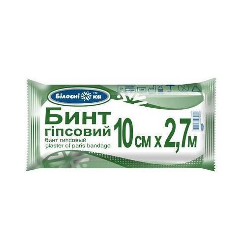 Бинт гипсовий Белоснежка 2,7 м х10 см в городе Запорожье : цены, характеристики. - фото №1 Бинт гипсовий Белоснежка 2,7 м х10 см в городе Запорожье : цены, характеристики.