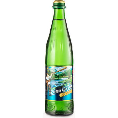 Вода минеральная Поляна-Квасова 0,5 л (стекло) цена - фото №1 Вода минеральная Поляна-Квасова 0,5 л (стекло) цена