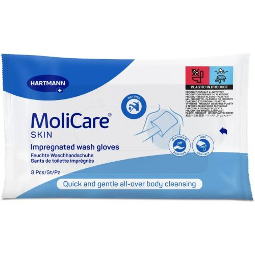 Рукавички MoliCare Skin вологі для миття всього тіла, 8 шт. в місті Одеса : ціни, характеристика. - фото №1 Рукавички MoliCare Skin вологі для миття всього тіла, 8 шт. в місті Одеса : ціни, характеристика.