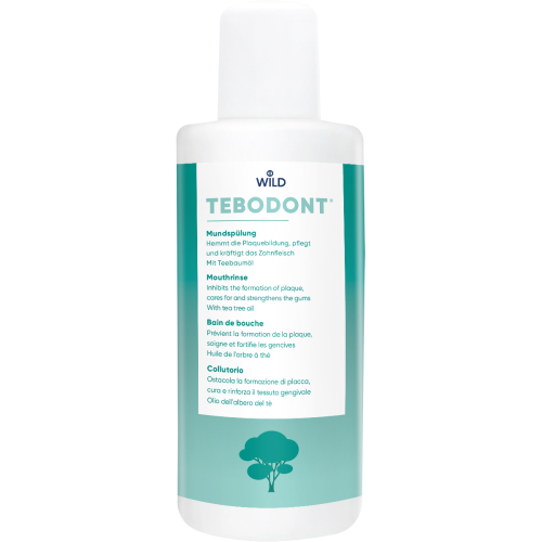 Ополаскиватель для полости рта Tebodont с маслом чайного дерева, без фторида, 400 мл в городе Одесса : цены, характеристики. - фото №1 Ополаскиватель для полости рта Tebodont с маслом чайного дерева, без фторида, 400 мл в городе Одесса : цены, характеристики.