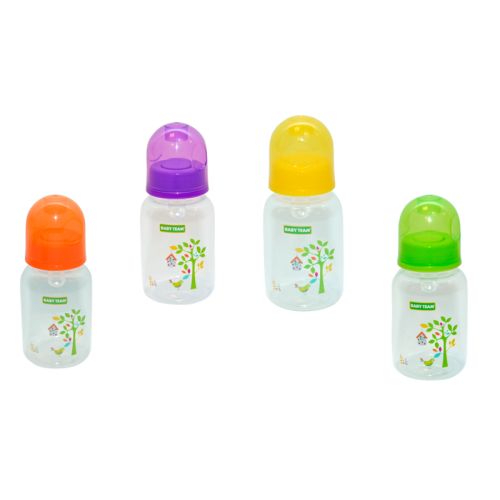 Бутылочка Baby Team для кормления с силиконовой соской 1400 125 мл заказать - фото №1 Бутылочка Baby Team для кормления с силиконовой соской 1400 125 мл заказать