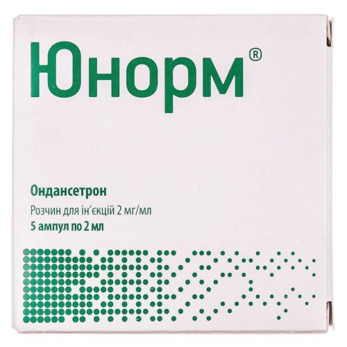 Юнорм 2 мг/мл раствор 2 мл ампулы №5 в Украине - фото №1 Юнорм 2 мг/мл раствор 2 мл ампулы №5 в Украине