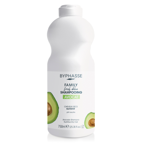 Шампунь Byphasse (Бифас) Family Fresh Delice для сухих волос с авокадо 750 мл в Украине - фото №1 Шампунь Byphasse (Бифас) Family Fresh Delice для сухих волос с авокадо 750 мл в Украине