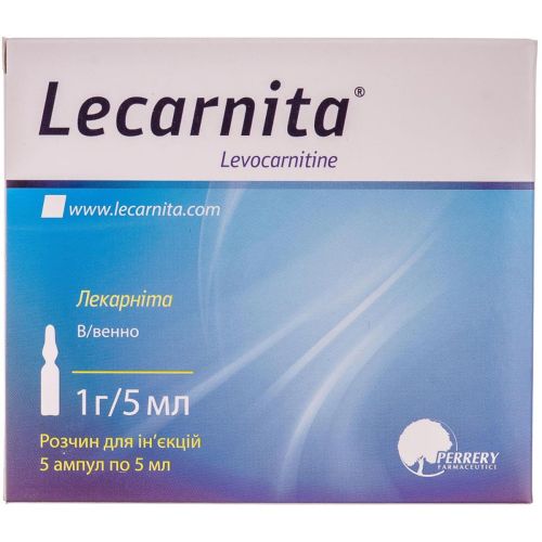 Лекарніта розчин для ін'єкцій 1 г/5 мл ампули №5 купити - фото №1 Лекарніта розчин для ін'єкцій 1 г/5 мл ампули №5 купити