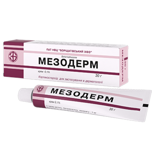 Мезодерм 0,1% крем 30 г в інтернет-аптеці - фото №1 Мезодерм 0,1% крем 30 г в інтернет-аптеці