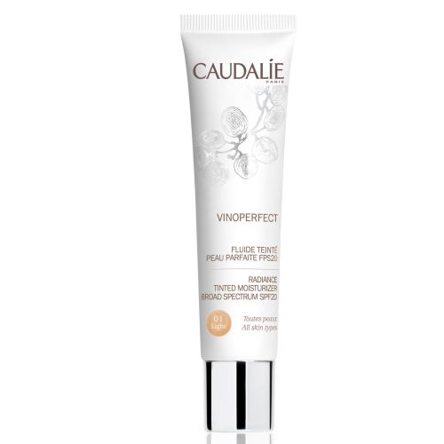 Флюїд Caudalie (Кодалі) Vinoperfect сяючий зволоження для обличчя SPF20 світлий тон 40 мл ціна - фото №1 Флюїд Caudalie (Кодалі) Vinoperfect сяючий зволоження для обличчя SPF20 світлий тон 40 мл ціна