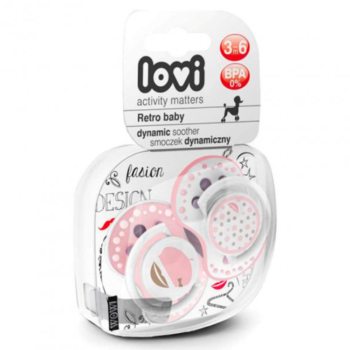Пустышка Lovi Retro Baby силиконовая динамическая 3-6 месяцев №2 недорого - фото №1 Пустышка Lovi Retro Baby силиконовая динамическая 3-6 месяцев №2 недорого