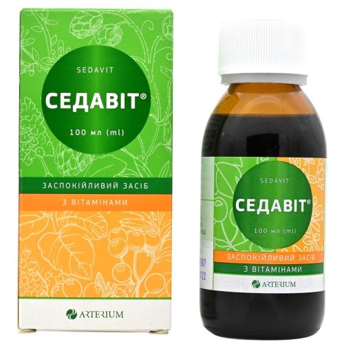 Седавит сироп 100 мл заказать - фото №1 Седавит сироп 100 мл заказать