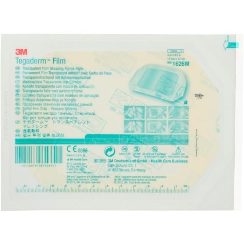 Пленка для закрытия ран Tegaderm 1626 адгезивная прозрачная, 10x12 см №1 в городе Львов : цены, характеристики. - фото №1 Пленка для закрытия ран Tegaderm 1626 адгезивная прозрачная, 10x12 см №1 в городе Львов : цены, характеристики.