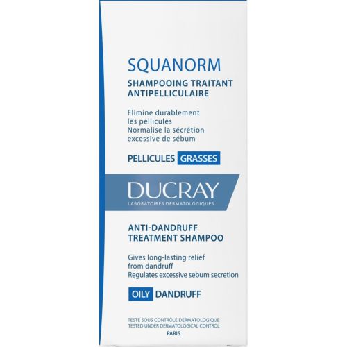 Шампунь Ducray (Дюкрей) Squanorm от жирной перхоти 200 мл недорого - фото №1 Шампунь Ducray (Дюкрей) Squanorm от жирной перхоти 200 мл недорого