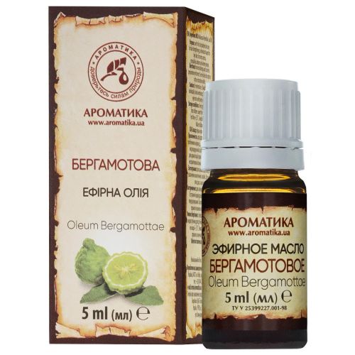 Масло эфирное бергамотовое 5 мл в интернет-аптеке - фото №1 Масло эфирное бергамотовое 5 мл в интернет-аптеке