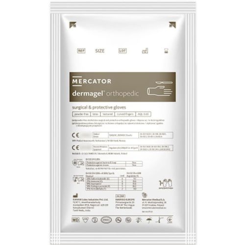 Перчатки Ortopeg (Ортопег) ортопедические стерильные хирургические латексные не припудрены р.8 купить - фото №1 Перчатки Ortopeg (Ортопег) ортопедические стерильные хирургические латексные не припудрены р.8 купить