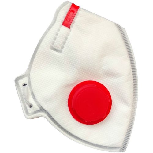 Респиратор Ruta 103К с красным клапаном, защита FFP3 NR (50 ПДК) фото - фото №1 Респиратор Ruta 103К с красным клапаном, защита FFP3 NR (50 ПДК) фото