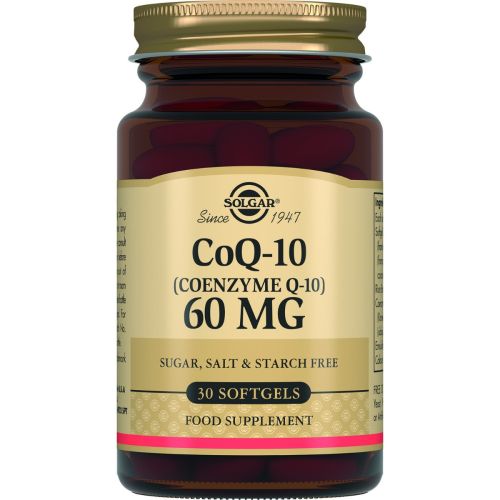 Solgar (Солгар) Coenzyme Q-10 (Коензим) 60 мг капсули №30 недорого - фото №1 Solgar (Солгар) Coenzyme Q-10 (Коензим) 60 мг капсули №30 недорого
