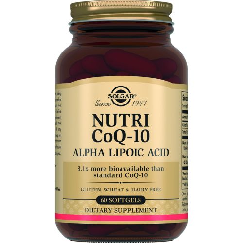Solgar (Солгар) Нутрикоэнзим Q-10 с альфа-липоевой кислотой капсулы №60 заказать - фото №1 Solgar (Солгар) Нутрикоэнзим Q-10 с альфа-липоевой кислотой капсулы №60 заказать