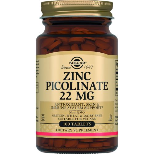 Solgar (Солгар) Zinc Picolinate (Пиколинат цинка) 20 мг таблетки №100 ADD - фото №1 Solgar (Солгар) Zinc Picolinate (Пиколинат цинка) 20 мг таблетки №100 ADD