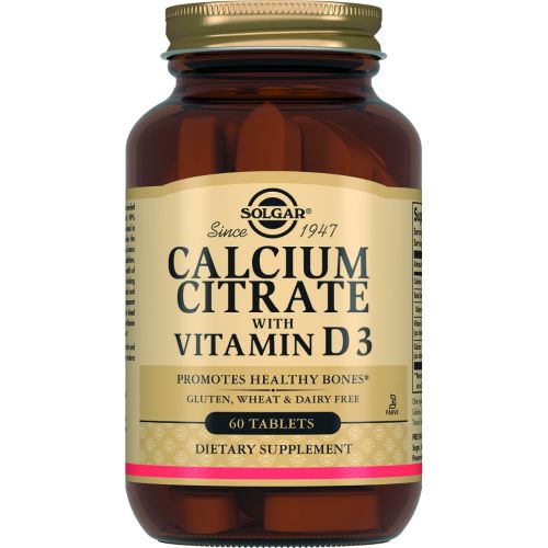 Solgar (Солгар) Calcium Citrate With Vitamin D3 (Цитрат кальция с витамином D3) таблетки №60 заказать - фото №1 Solgar (Солгар) Calcium Citrate With Vitamin D3 (Цитрат кальция с витамином D3) таблетки №60 заказать
