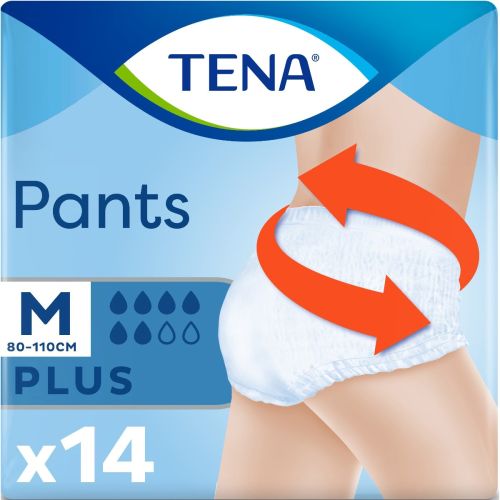 Подгузники-трусики для взрослых Tena Pants Plus урологические р.M №14 в интернет-аптеке - фото №1 Подгузники-трусики для взрослых Tena Pants Plus урологические р.M №14 в интернет-аптеке