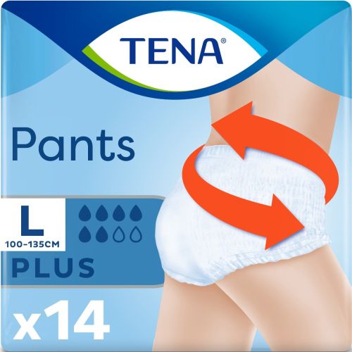 Подгузники-трусики для взрослых Tena Pants Plus урологические р.L №14 фото - фото №1 Подгузники-трусики для взрослых Tena Pants Plus урологические р.L №14 фото