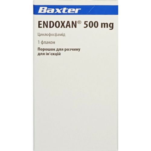 Эндоксан порошок для раствора для инъекций по 500 мг флакон №1 в городе Одесса : цены, характеристики. - фото №1 Эндоксан порошок для раствора для инъекций по 500 мг флакон №1 в городе Одесса : цены, характеристики.