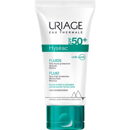 Флюид Uriage (Урьяж) Hyseac солнцезащитный SPF 50 для смешанной и комбинированной кожи 50 мл ADD - фото №1 Флюид Uriage (Урьяж) Hyseac солнцезащитный SPF 50 для смешанной и комбинированной кожи 50 мл ADD