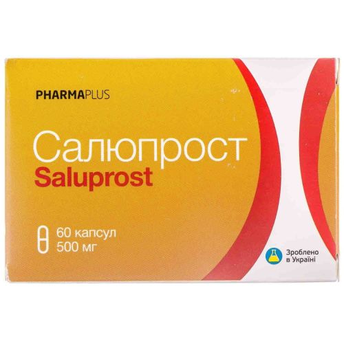 Салюпрост 500 мг капсули №60 в Дніпрі : ціни, характеристика. - фото №1 Салюпрост 500 мг капсули №60 в Дніпрі : ціни, характеристика.